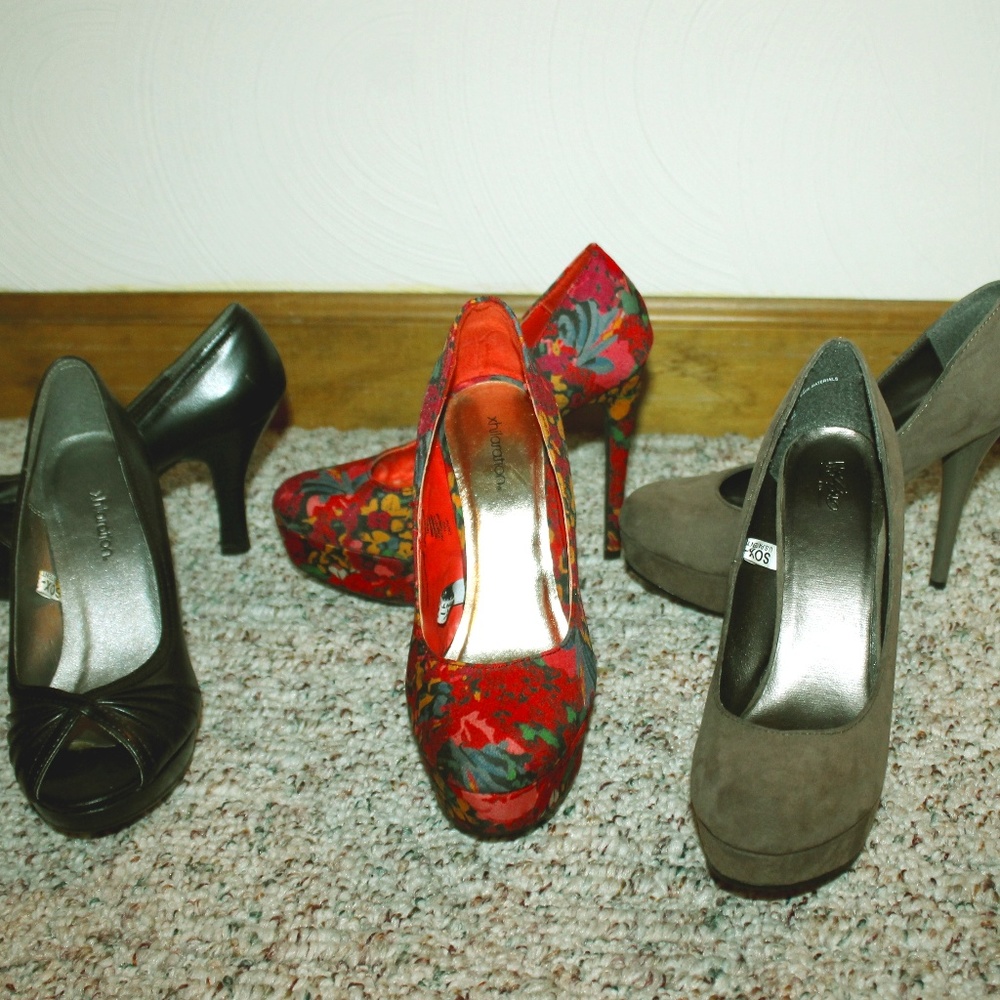 Lot Target Brand 5.5 Cute Heels- Never Worn!